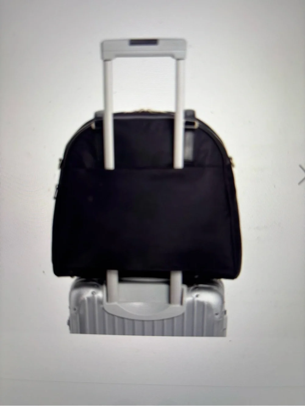 Lo & Sons O.M.G Bag Black/Gold/Lavender NWT